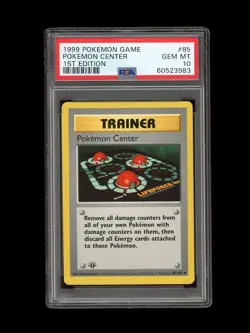 Pokemon PSA 10 GEM MINT Pokemon Center 1st Edition Base Set Shadowless Card #85 - Image 1