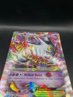 M Gengar EX XY166 Black Star Promo Holo Pokemon TCG MP - Image 2