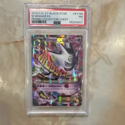 Pokemon TCG M Gengar EX XY166 XY Black Star Promo Holo 2016 PSA 7 - Image 1