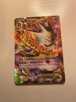 Pokemon M Gengar EX XY166 Black Star Promo Full Art Holo Card - Image 2