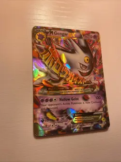Pokemon M Gengar EX XY166 Black Star Promo Full Art Holo Card - Image 4