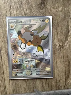 Pokemon TCG Raichu Holo Illustration Rare Card Paldea Evolved 211/193 - Image 2