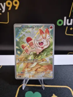 Pokemon Scorbunny Illustration Rare Ascended Heroes 225/217 Near Mint Condition - Image 1