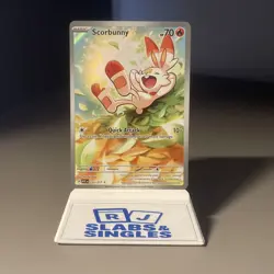 225/217 Scorbunny Pokemon TCG Ascended Heroes Illustration Rare Near Mint - Image 1