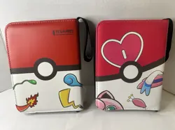 Lot of (2) Empty Pokemon TCG Binder Card Collection Holds 440 Cards Gently Used - Image 2