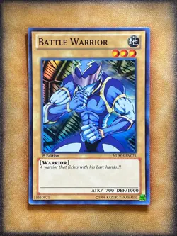 Yugioh Battle Warrior NUMH-EN025 Super Rare 1st Ed NM - Image 1