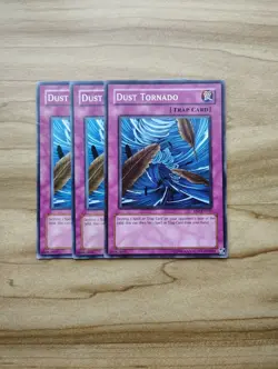 Yu-Gi-Oh! - Dust Tornado 3x - Full Playset Of Cards - Image 1