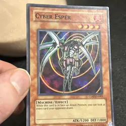 Yugioh CDIP-EN005 1st Edition Super Rare Cyber Esper NM LP - Image 3