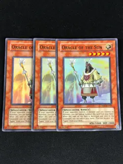 YUGIOH ORACLE OF THE SUN ABPF-EN019 SUPER PLAY/EDGEWARE X3 - Image 1