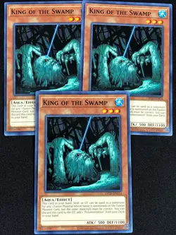 YUGIOH KING OF THE SWAMP OP20-EN014 COMMON X3 (NM) - Image 1