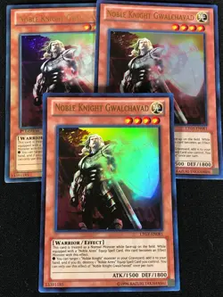 Yugioh Noble Knight Gwalchavad LTGY-EN081 ULTRA x3 (NM) One is 1st - Image 1