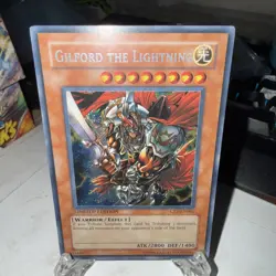 Yugioh Gilford the Lightning CT2-EN001 Secret Rare Limited Edition - LP - Image 1