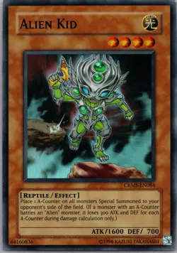 Alien Kid Unlimited Super Rare Crimson Crisis CRMS-EN084 NM - Image 1