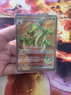 Hydrapple ex 156/142 Ultra Rare Full Art Stellar Crown Pokemon Holo 2024 NM - Image 1