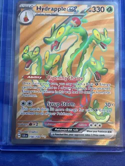 Pokemon TCG Hydrapple EX 156/142 Stellar Crown Ultra Rare Full Art NM - Image 1