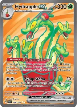 Pokemon TCG Hydrapple Ex 156/142 Stellar Crown Ultra Rare Full Art Holo NM - Image 1