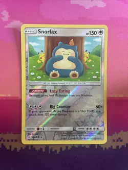 Pokemon Card Near Mint Snorlax Unbroken Bonds Reverse Holo Rare 158/214 NM - Image 1