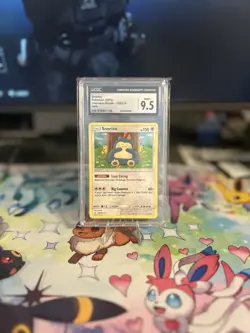 Pokemon TCG Snorlax Unbroken Bonds 158/214 CGC 9.5 Holo - Image 1