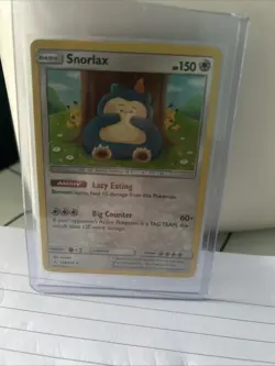 Snorlax Pristine Condition Holo Pokemon Card 158/214 Unbroken Bonds Mint - Image 1