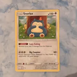 Pokemon Card Snorlax Holo LP SM - Unbroken Bonds 158/214 - Image 1