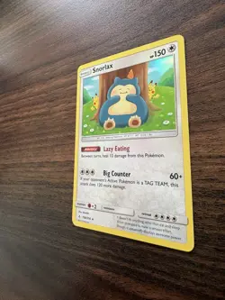 Snorlax 158/214 Pokemon Sun & Moon Unbroken Bonds Holo LP - Image 4