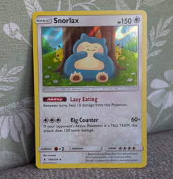 Pokemon TCG Snorlax 158/214 Unbroken Bonds Holo Rare (English) 2019 HP 150 - Image 1