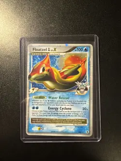 Floatzel GL LV.X Holo Card 104/111 Rising Rivals Series Pokemon TCG LP - Image 1