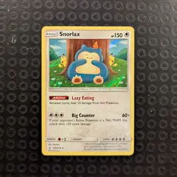 Snorlax Holo 158/214 SM Unbroken Bonds Pokemon Card - NM - Image 1