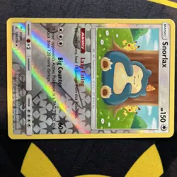 Pokemon TCG Sun & Moon Unbroken Bonds Reverse Holo Snorlax 158/214 - Image 1
