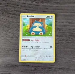 Snorlax Holo 158/214 Unbroken Bonds Pokemon Card - LP - Image 1