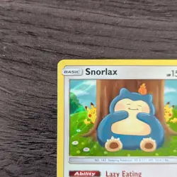 Snorlax Holo 158/214 Unbroken Bonds Pokemon Card - LP - Image 2