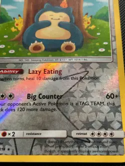 Pokemon TCG Snorlax Unbroken Bonds 158/214 Reverse Holo - Image 3