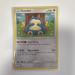 The Pokemon Company Snorlax 158/214 Sm-Unbroken Bonds Holo Rare HP 150 English - Image 1