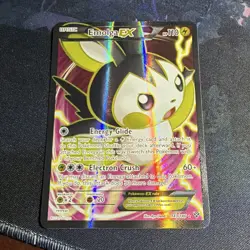 Pokemon TCG Emolga EX XY 143/146 Full Art Holo Ultra Rare 2014 English 110HP - Image 1