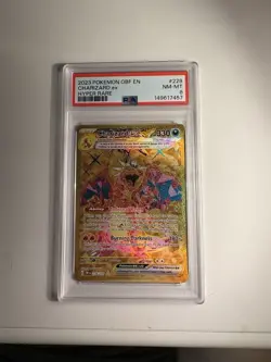 Pokemon TCG Charizard ex Holo Hyper Rare SV03: Obsidian Flames 228/197 PSA 8 - Image 3