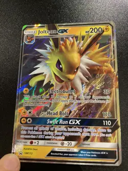 Jolteon GX SM173 Holo Black Star Promo Pokemon Card - Sun And Moon - Mint - Image 1