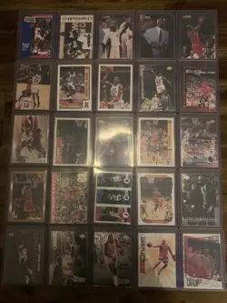 Huge Michael Jordan Card Lot (122 Cards) - 90s Inserts, Base, Bulls All unique - Image 5