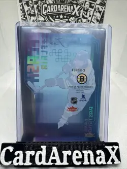 2025-26 Upper Deck Flair DAVID PASTRNIK Flash Clear Die Cut #FLASH-3 Bruins (614 - Image 2