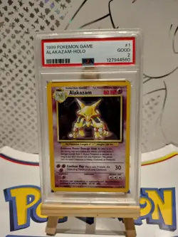PSA 2 Alakazam 1/102 Pokemon Base Set - Image 1