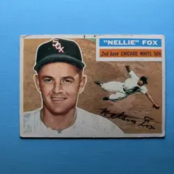 Lot of 12 - 1956 Topps Baseball - Fair/Poor Nellie Fox - Image 2
