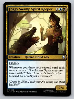 Foggy Swamp Spirit Keeper 222 Avatar: The Last Airbender Magic: The Gathering NM - Image 1