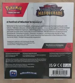 Pokemon TCG Scarlet & Violet Twilight Masquerade Sealed Booster Bundle - Image 2