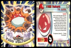 Voltorb #100 Topps Trading Cards Series 2 Pokemon MP - Image 3