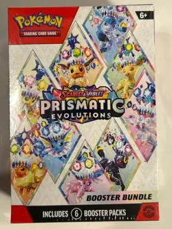 Pokemon LOT(3*)~Prismatic Evolutions Booster Bundle + White Flare + Chaos Rising - Image 2