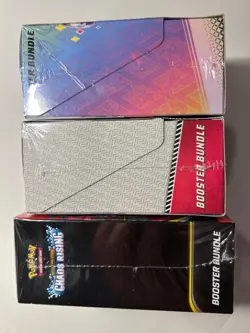 Pokemon LOT(3*)~Prismatic Evolutions Booster Bundle + White Flare + Chaos Rising - Image 5