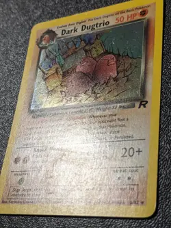 Pokemon Dark Dugtrio Unlimited Team Rocket 6/82 50 MP Holo Rare Unlimited - Image 3