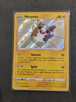 M0RPEKO SV044/SV122- Rare Shining Fates Pokemon Card NM - Image 1