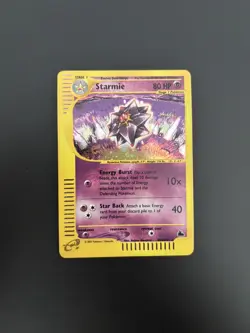 Pokemon Starmie H28/H32 Skyridge Holo ENG Excellent+ - Image 1