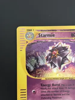 Pokemon Starmie H28/H32 Skyridge Holo ENG Excellent+ - Image 3