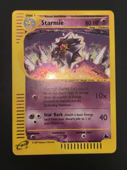 Pokemon Starmie H28/H32 Skyridge Holo ENG Excellent+ - Image 4
